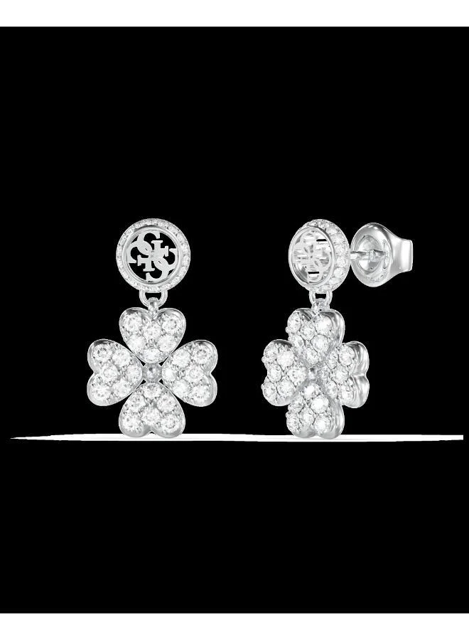GUESS Luck Charm Pave Stud Earrings